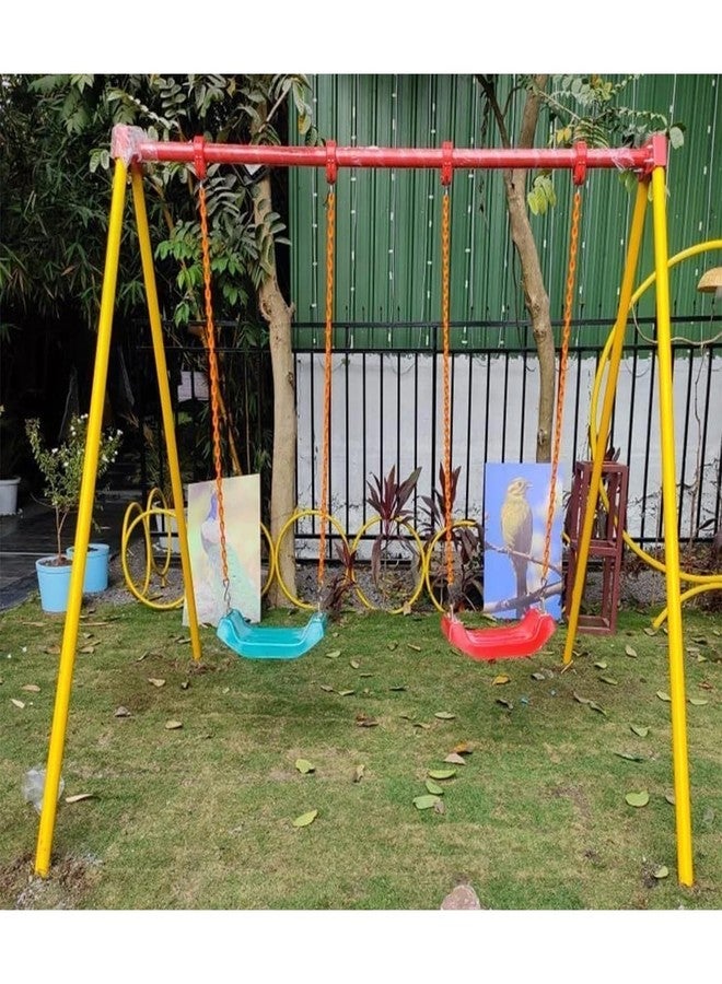 Toy Park Rotating Carabiner for Swings, Hook for Swings with Cuff (Red) - Image 5